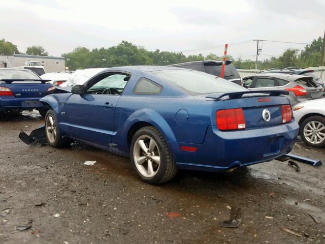 1ZVFT82H565243606 - 2006 FORD MUSTANG GT BLUE photo 3