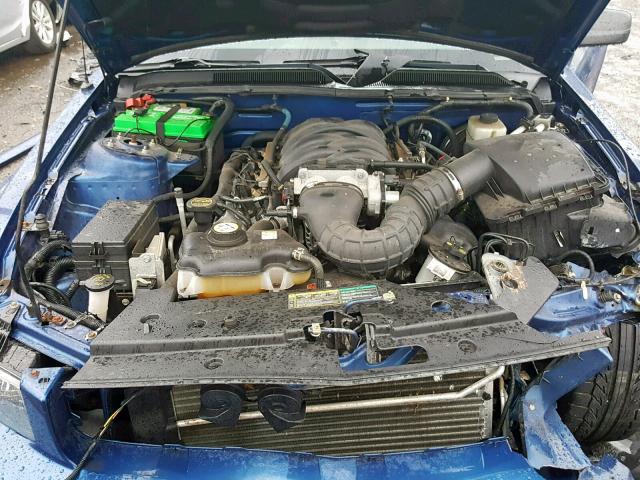 1ZVFT82H565243606 - 2006 FORD MUSTANG GT BLUE photo 7