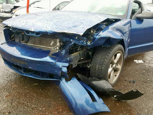 1ZVFT82H565243606 - 2006 FORD MUSTANG GT BLUE photo 9