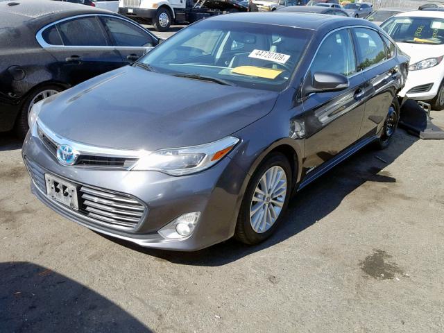 4T1BD1EBXDU017492 - 2013 TOYOTA AVALON HYB SILVER photo 2