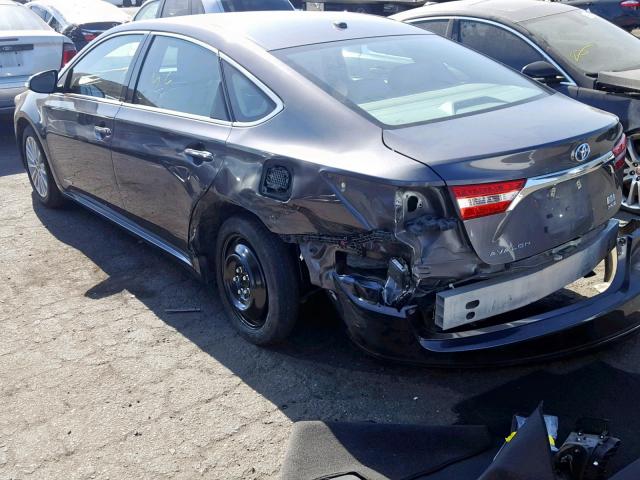 4T1BD1EBXDU017492 - 2013 TOYOTA AVALON HYB SILVER photo 3