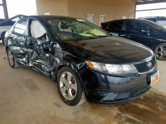 KNAFU4A21A5062871 - 2010 KIA FORTE EX BLACK photo 1