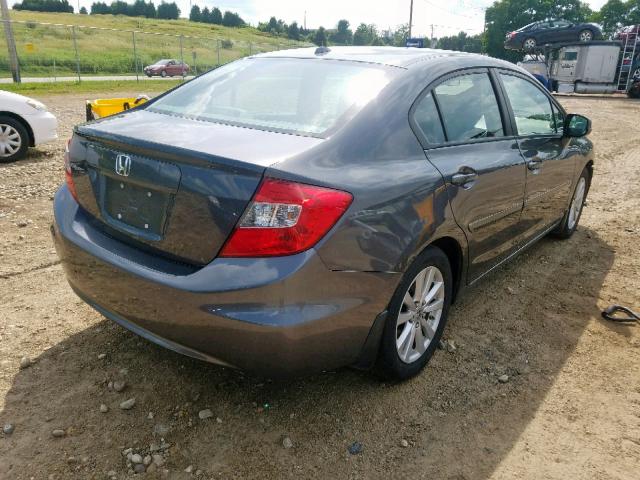2HGFB2F94CH509192 - 2012 HONDA CIVIC EXL 石墨色 照片 4