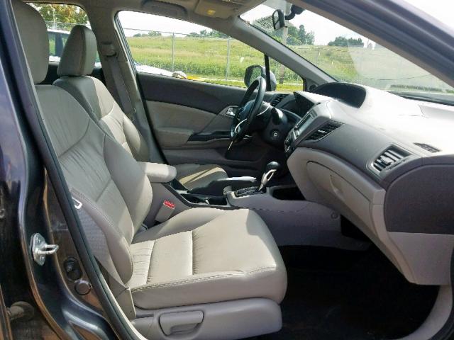 2HGFB2F94CH509192 - 2012 HONDA CIVIC EXL 石墨色 照片 5