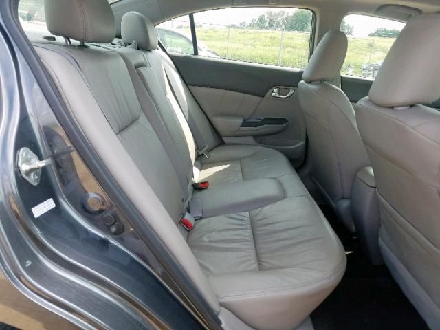 2HGFB2F94CH509192 - 2012 HONDA CIVIC EXL 石墨色 照片 6