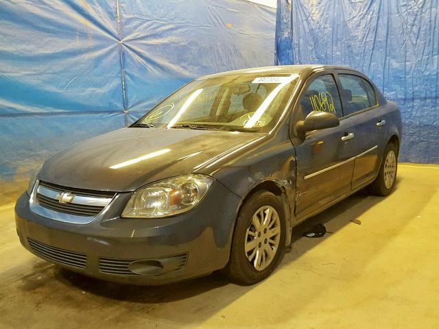 1G1AT58H697148847 - 2009 CHEVROLET COBALT LT CHARCOAL photo 2