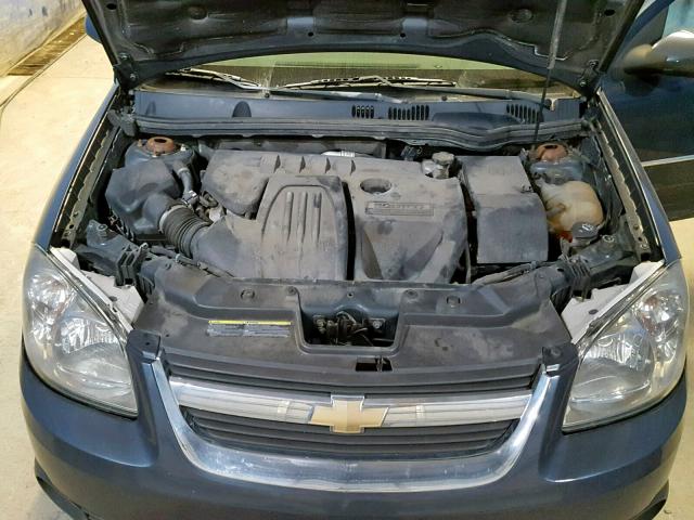 1G1AT58H697148847 - 2009 CHEVROLET COBALT LT CHARCOAL photo 7