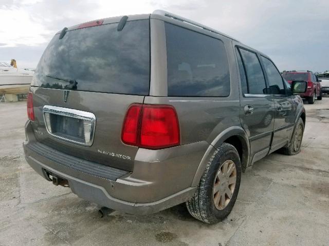 5LMFU27R84LJ28689 - 2004 LINCOLN NAVIGATOR ყავისფერი ფოტო 4