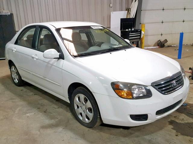 KNAFE222895665991 - 2009 KIA SPECTRA EX WHITE photo 1