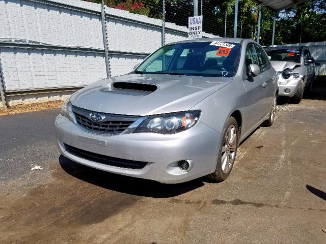 JF1GE74638G507720 - 2008 SUBARU IMPREZA WR SILVER photo 2