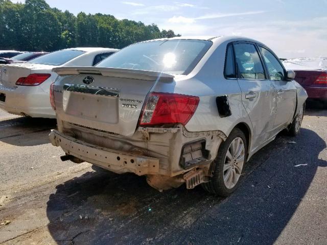 JF1GE74638G507720 - 2008 SUBARU IMPREZA WR SILVER photo 4