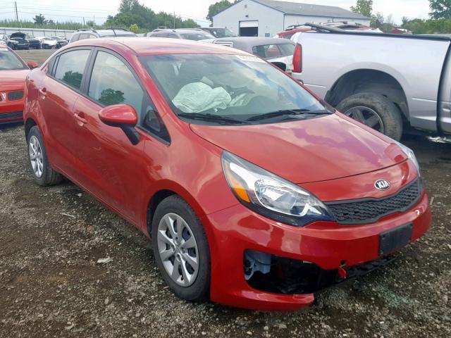 KNADM4A33H6055487 - 2017 KIA RIO LX RED photo 1