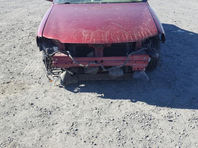 1G1NE52J12M657078 - 2002 CHEVROLET MALIBU LS 勃艮第红 照片 9