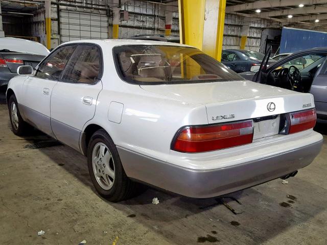 JT8GK13T9S0107988 - 1995 LEXUS ES 300 WHITE photo 3