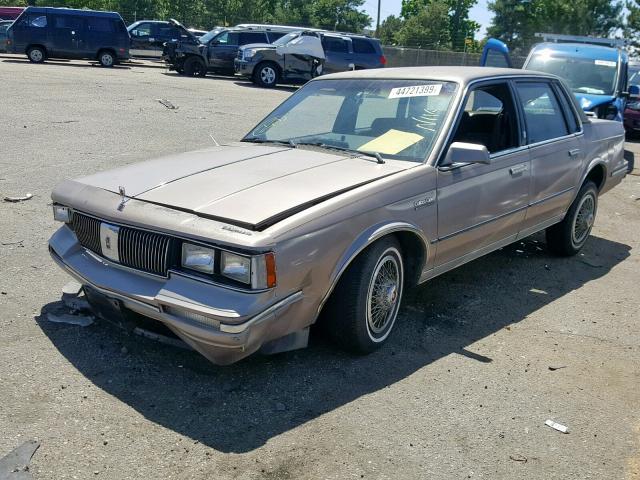 1G3AM19E6ED445551 - 1984 OLDSMOBILE CUTLASS CI ყავისფერი ფოტო 2