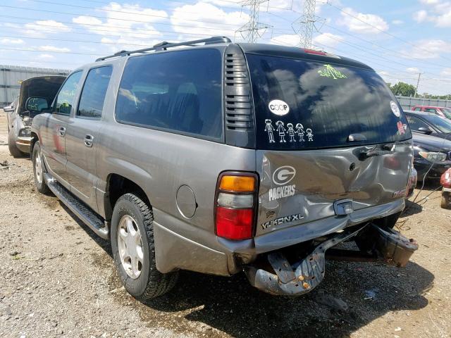 1GKFK66U56J121745 - 2006 GMC YUKON XL D BEIGE photo 3