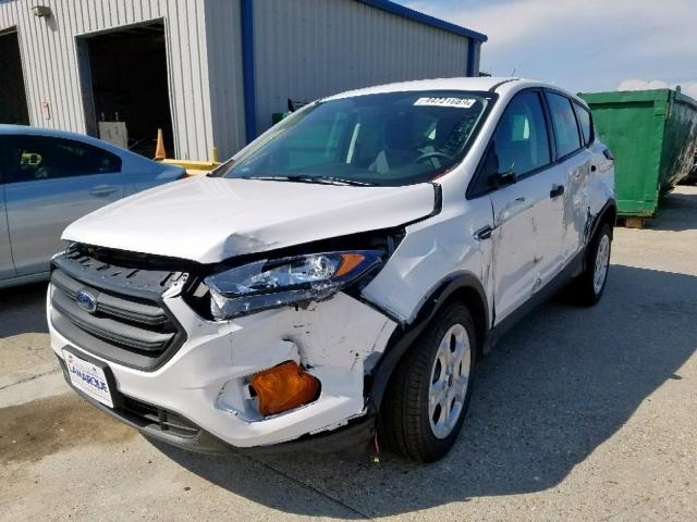 1FMCU0F79KUA88866 - 2019 FORD ESCAPE S WHITE photo 2