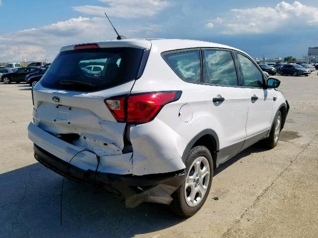 1FMCU0F79KUA88866 - 2019 FORD ESCAPE S WHITE photo 4