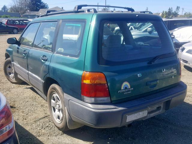 JF1SF6354XG713167 - 1999 SUBARU FORESTER L GREEN photo 3