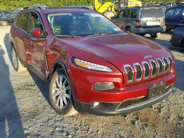 1C4PJMDS7FW778445 - 2015 JEEP CHEROKEE L RED photo 1