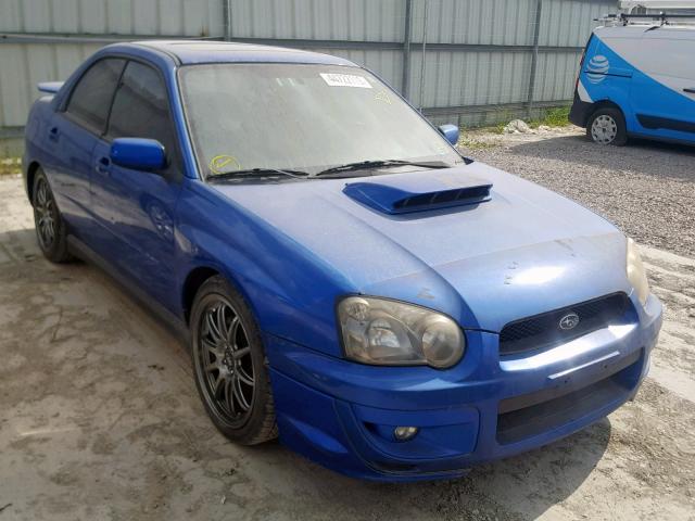 JF1GD296X4G518156 - 2004 SUBARU IMPREZA WR BLUE photo 1