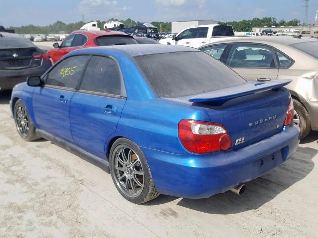 JF1GD296X4G518156 - 2004 SUBARU IMPREZA WR BLUE photo 3