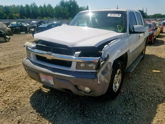 3GNEK13T02G160025 - 2002 CHEVROLET AVALANCHE WHITE photo 2