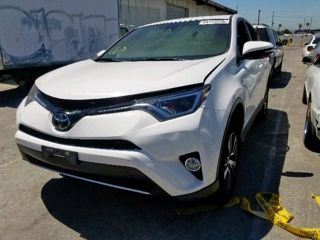 2T3WFREV0JW430027 - 2018 TOYOTA RAV4 ADVEN WHITE photo 2