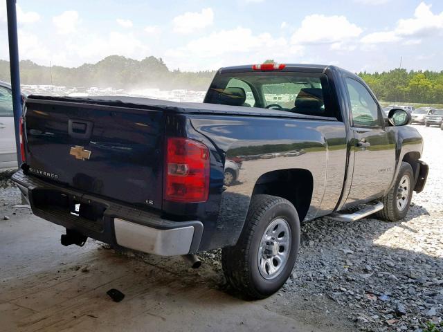 1GCEC14C68Z111828 - 2008 CHEVROLET SILVERADO BLACK photo 4