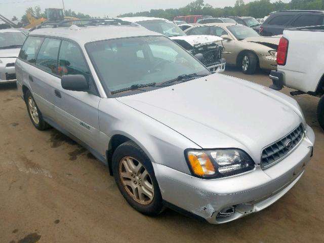 4S3BH675047620575 - 2004 SUBARU LEGACY OUT SILVER photo 1