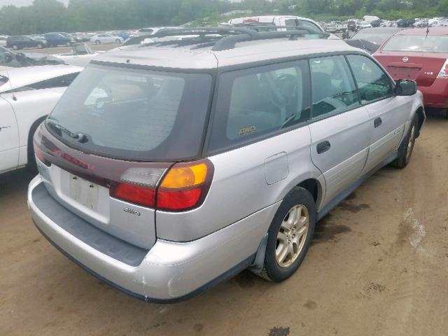 4S3BH675047620575 - 2004 SUBARU LEGACY OUT SILVER photo 4