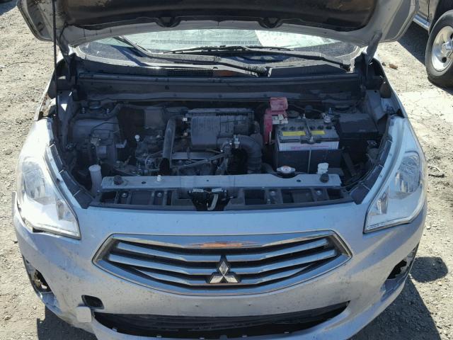 ML32F3FJXJHF05108 - 2018 MITSUBISHI MIRAGE G4 SILVER photo 7