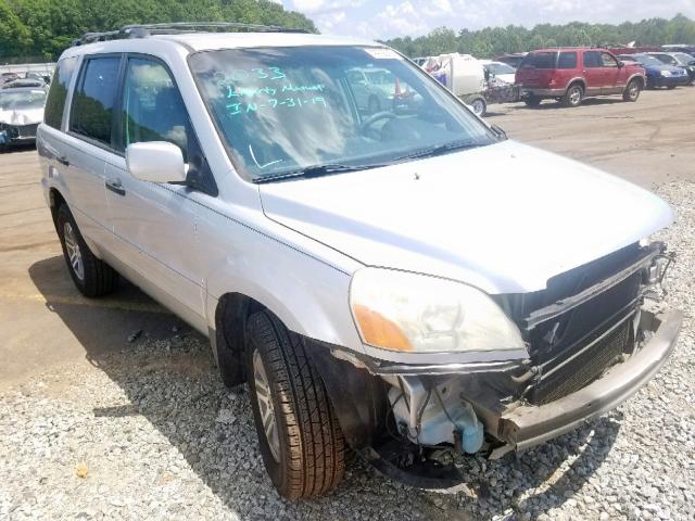 5FNYF18405B064434 - 2005 HONDA PILOT EX SILVER photo 1