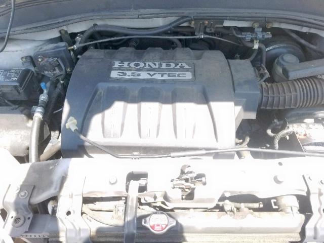 5FNYF18405B064434 - 2005 HONDA PILOT EX SILVER photo 7