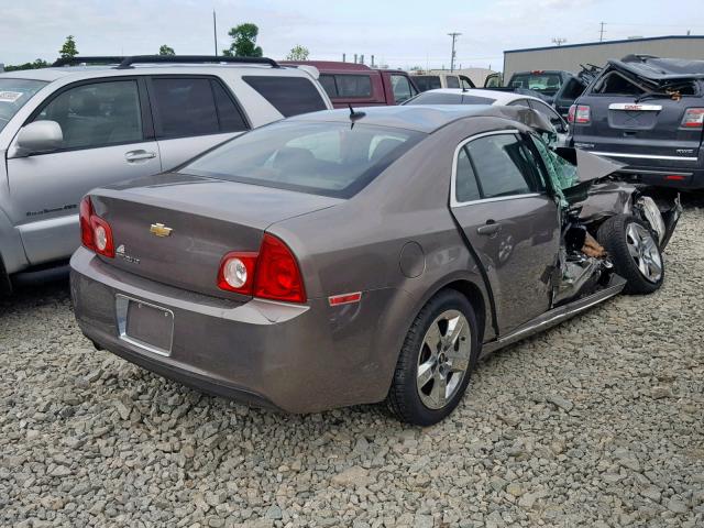 1G1ZC5EB4AF292510 - 2010 CHEVROLET MALIBU 1LT BROWN photo 4