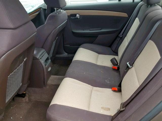 1G1ZC5EB4AF292510 - 2010 CHEVROLET MALIBU 1LT BROWN photo 6