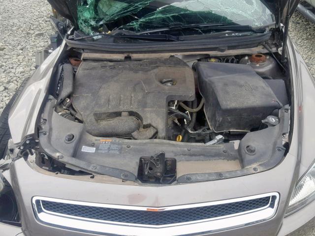 1G1ZC5EB4AF292510 - 2010 CHEVROLET MALIBU 1LT BROWN photo 7