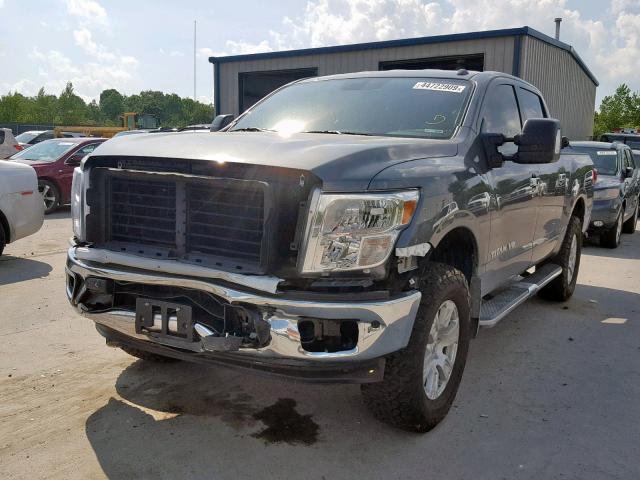 1N6AA1E53JN539161 - 2018 NISSAN TITAN SV GRAY photo 2