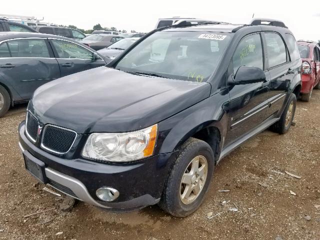 2CKDL33F286011653 - 2008 PONTIAC TORRENT BLACK photo 2