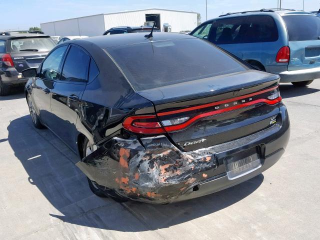 1C3CDFBA2ED683141 - 2014 DODGE DART SXT BLACK photo 3