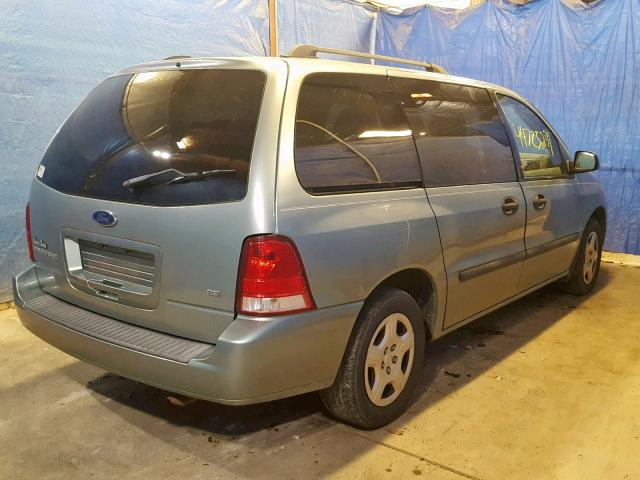 2FMZA51667BA17328 - 2007 FORD FREESTAR S TEAL photo 4