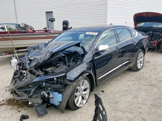 2G1165S34F9294825 - 2015 CHEVROLET IMPALA LTZ BLACK photo 2