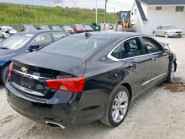 2G1165S34F9294825 - 2015 CHEVROLET IMPALA LTZ BLACK photo 4