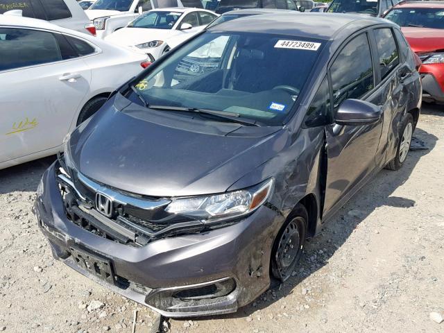 3HGGK5H45KM704516 - 2019 HONDA FIT LX GRAY photo 2