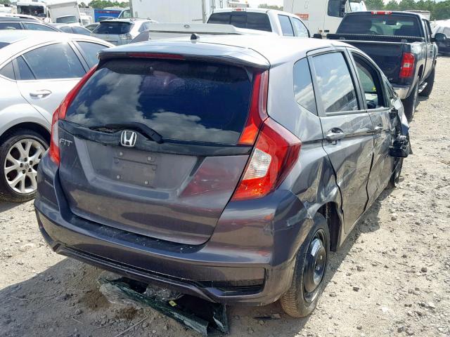 3HGGK5H45KM704516 - 2019 HONDA FIT LX GRAY photo 4