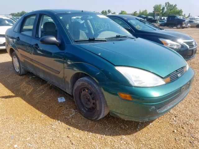 1FAFP33P31W328713 - 2001 FORD FOCUS LX GREEN photo 1