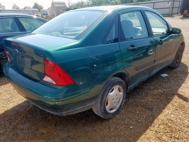 1FAFP33P31W328713 - 2001 FORD FOCUS LX GREEN photo 4