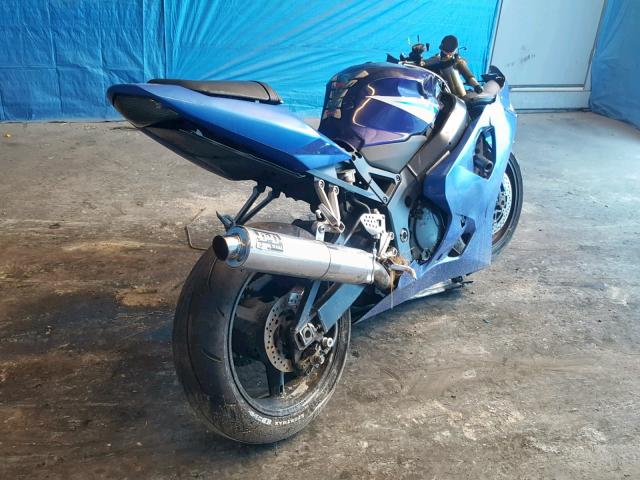 JS1GN7CA152108582 - 2005 SUZUKI GSX-R600 K BLUE photo 4