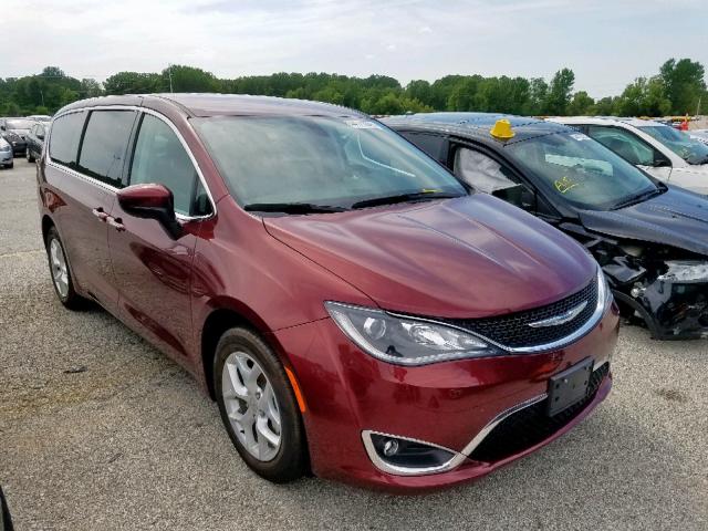 2C4RC1BG4HR777393 - 2017 CHRYSLER PACIFICA T MAROON photo 1