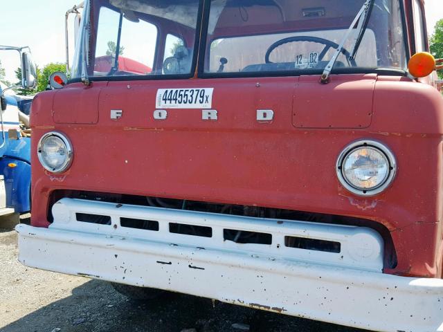 D80UVGG6215 - 1980 FORD F8000 RED photo 7